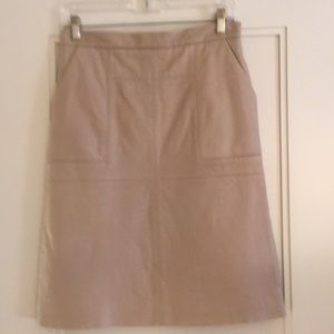 Halston Heritage leather skirt